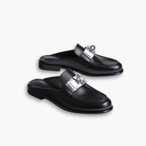Hermes Lota Mule Black H241159Z 02350