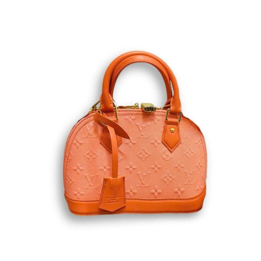 Louis Vuitton Alma Denim Orange 24Cm