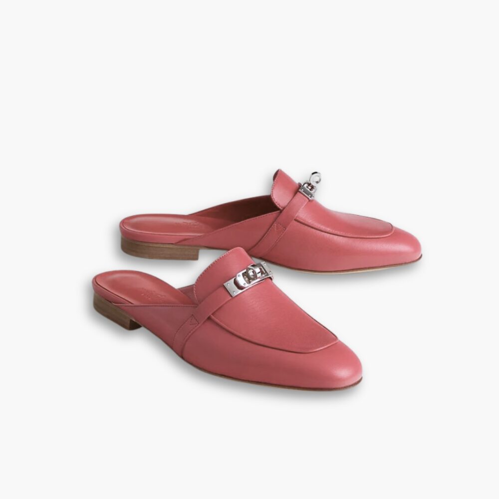Hermes Oz Mule Rose Aphrodite H211157Z 8H365