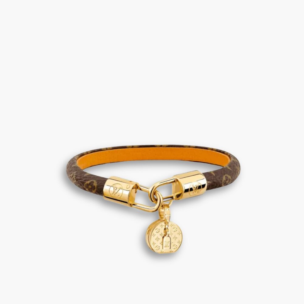 Louis Vuitton Tribute Charm Bracelet Brown M6442E