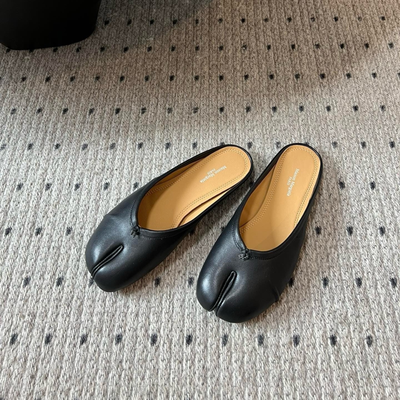 Super Vip 1:1 - Maison Margiela Tabi Ballerina Mule Black S39WZ0105P6378T8013 - Image 2