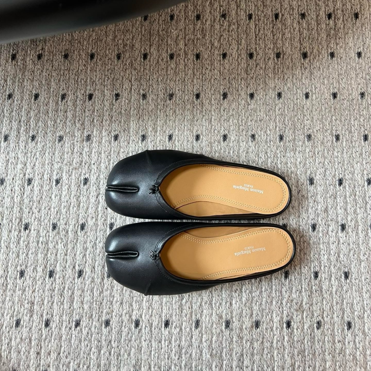 Super Vip 1:1 - Maison Margiela Tabi Ballerina Mule Black S39WZ0105P6378T8013 - Image 3