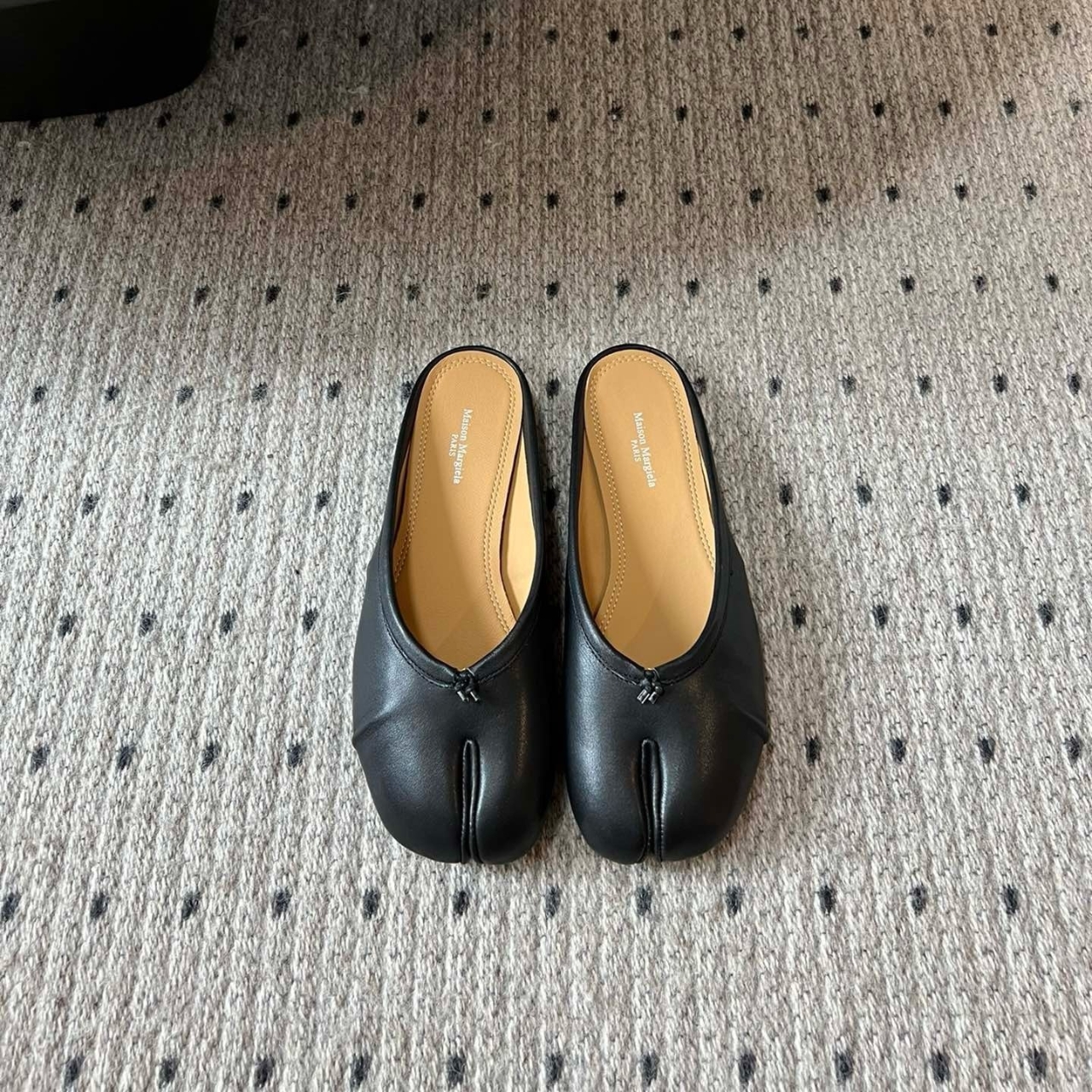 Super Vip 1:1 - Maison Margiela Tabi Ballerina Mule Black S39WZ0105P6378T8013 - Image 4