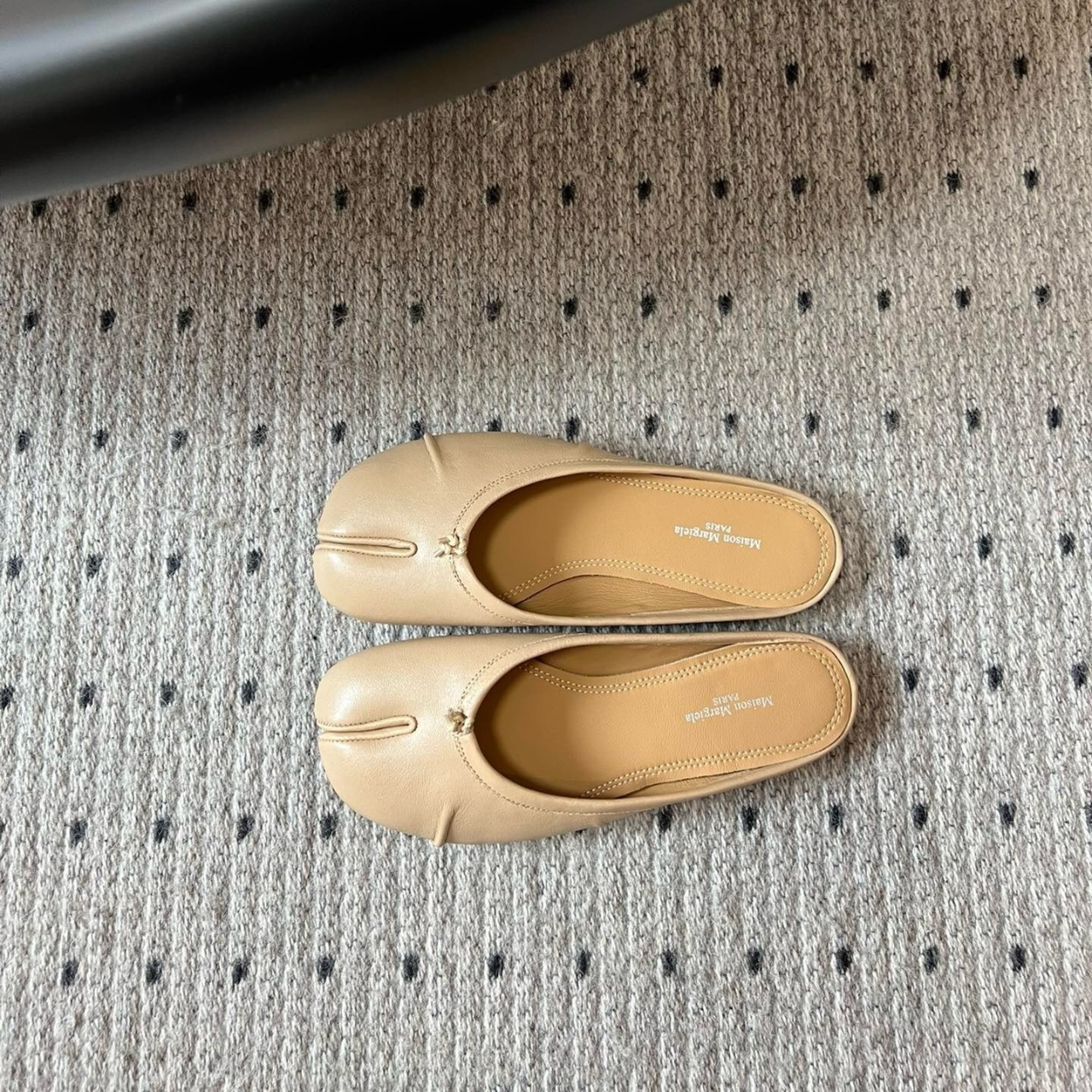 Super Vip 1:1 - Maison Margiela Tabi Ballerina Mule Nude S39WZ0105P6378T4091 - Image 3