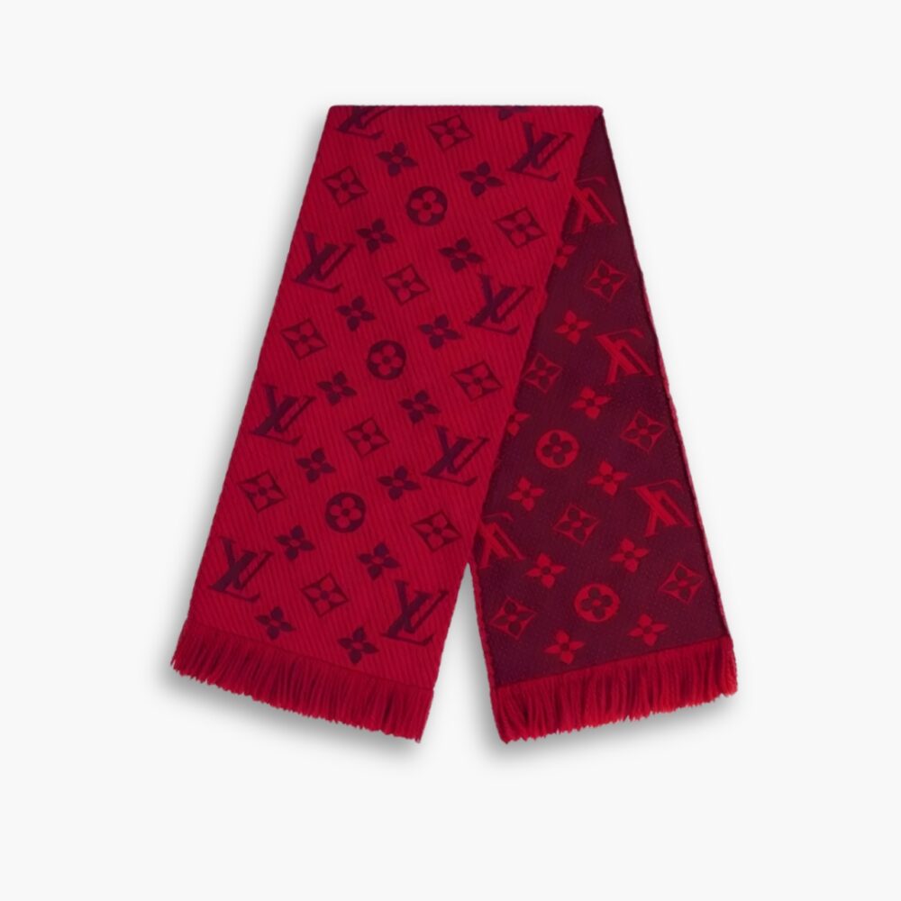 Louis Vuitton Logomania Shine Scarf Red 180Cm M72432