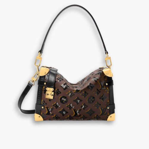 Louis Vuitton Side Trunk MM Monogram Canvas Brown 23Cm M27036