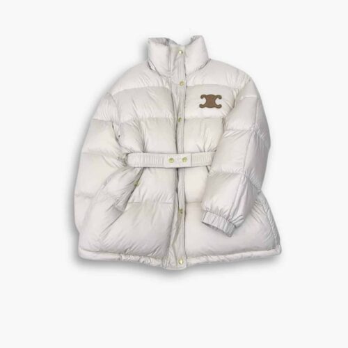 Celine Down Jacket Polyester White