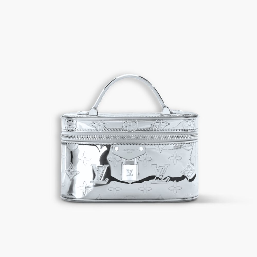 Louis Vuitton Vanity Chain Pouch Silver 19Cm M26097