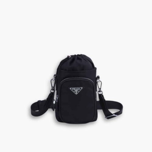 Prada Re Nylon Smartphone Case Black 18Cm