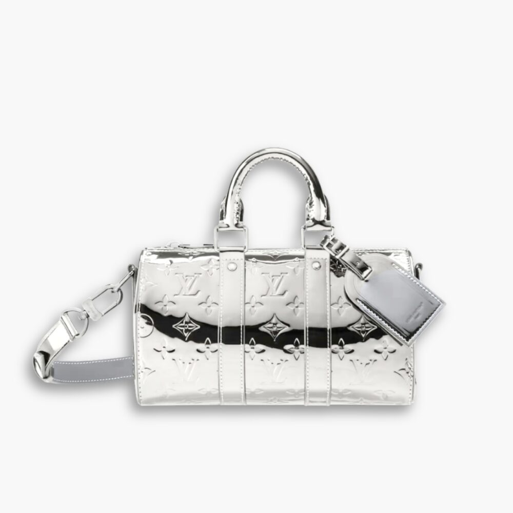 Louis Vuitton Keepall Bandoulière 25 Silver 25Cm