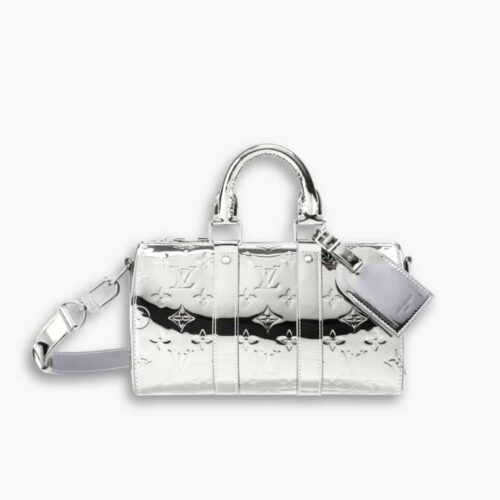 Louis Vuitton Keepall Bandoulière 25 Silver 25Cm