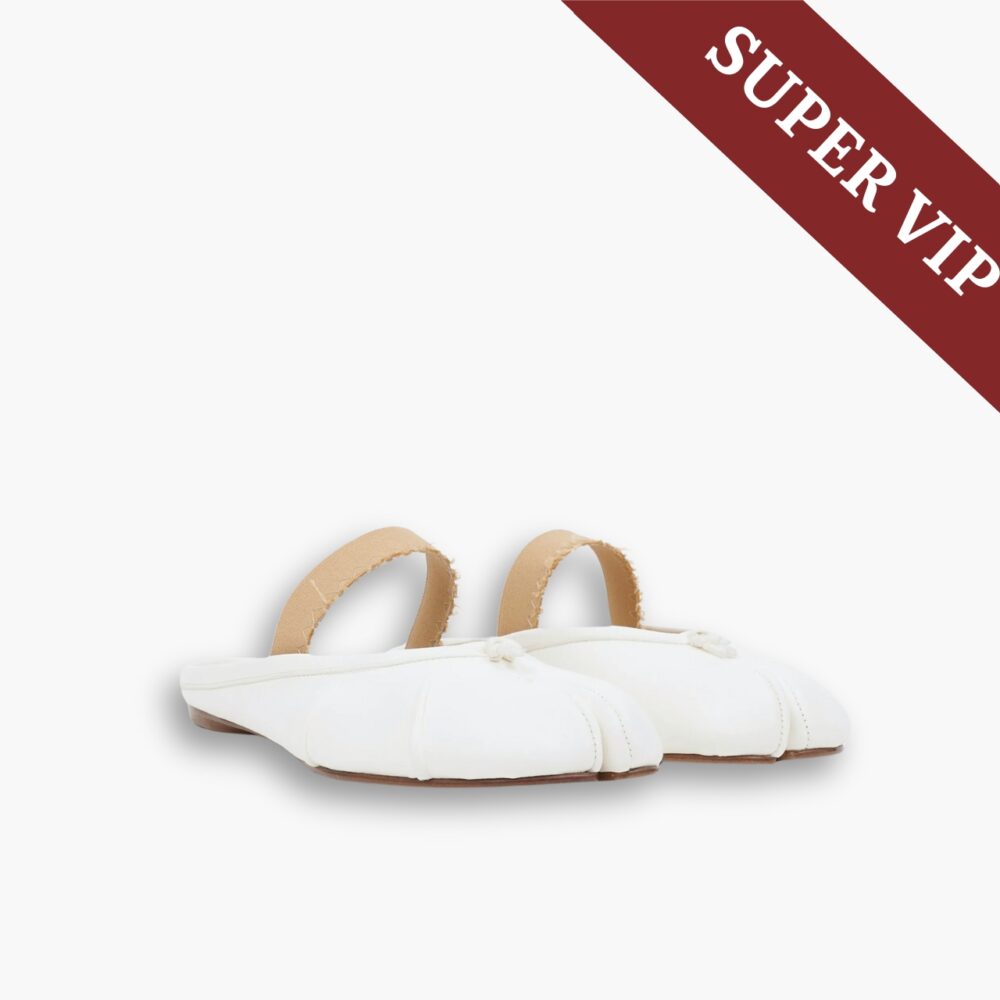 Super Vip 1:1 - Maison Margiela Tabi Elastic Band Mule White S39WZ0103P6853HA333