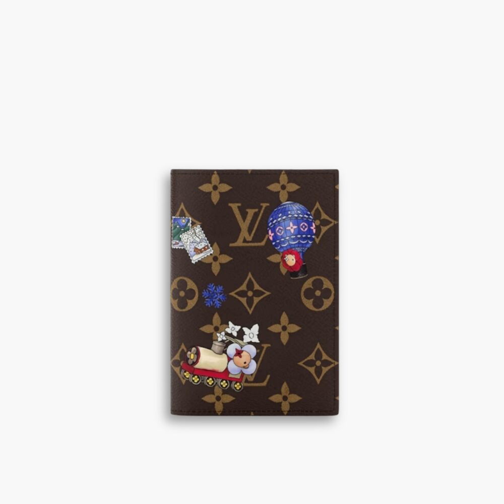 Louis Vuitton Passport Cover Monogram Blue Frost 14Cm M15320