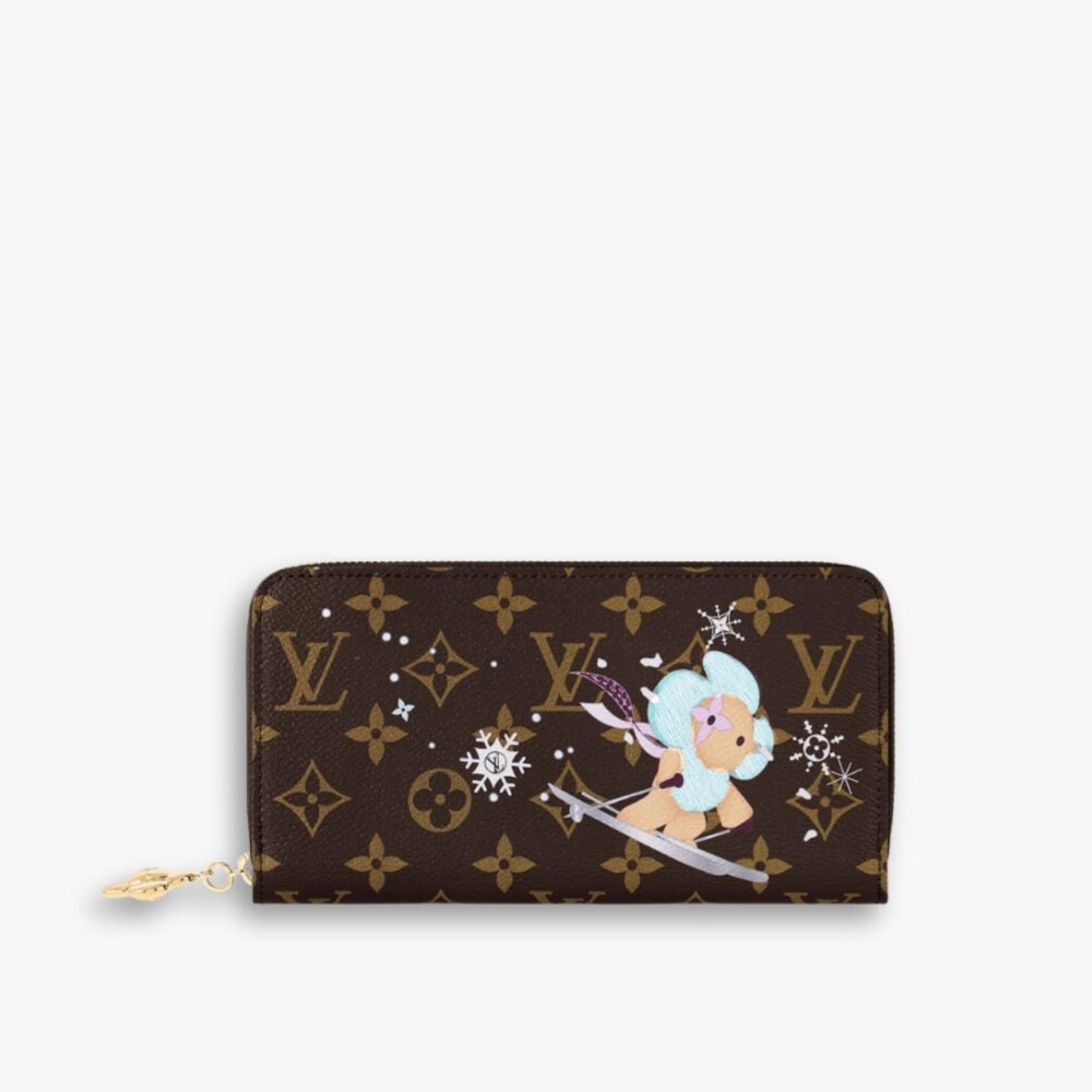 Louis Vuitton Zippy Wallet Azur Frost 19Cm M12223