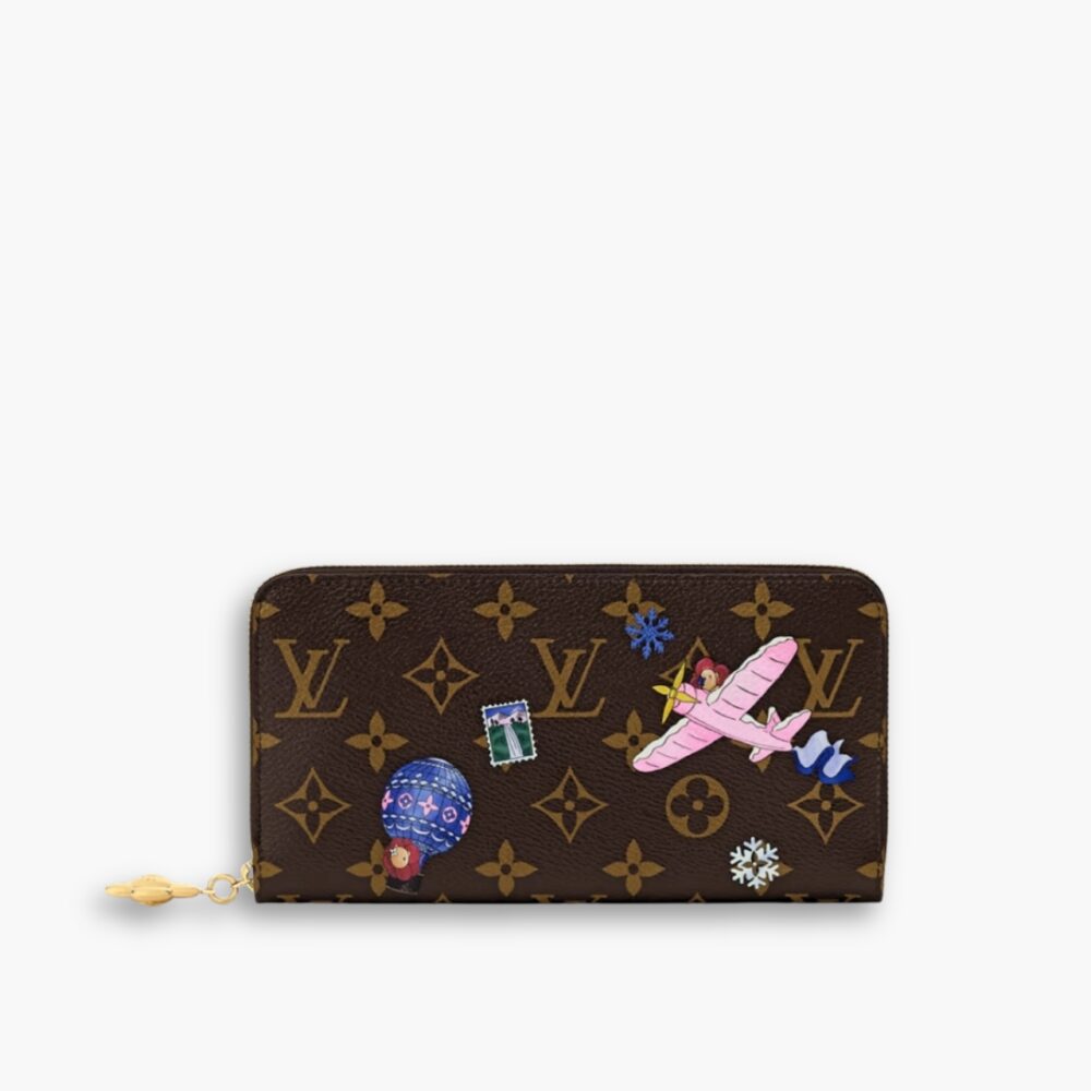 Louis Vuitton Zippy Wallet Monogram Snowy Pearl 19Cm M26256