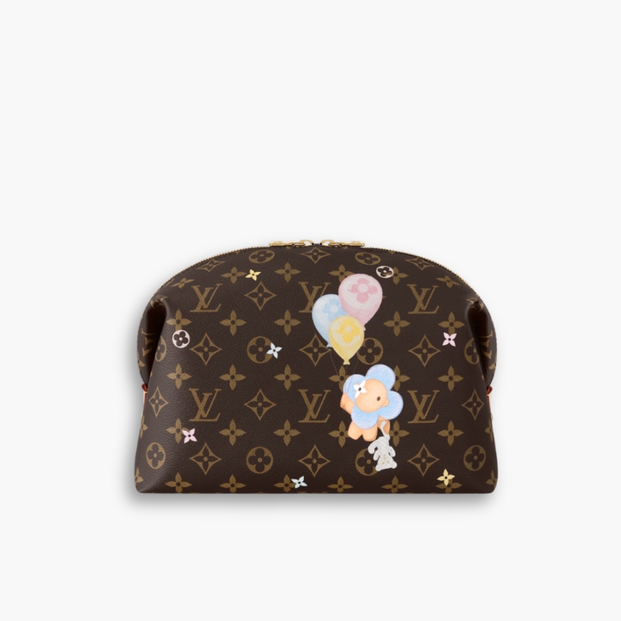 Louis Vuitton GM Cosmetic Pouch Monogram Brown 27Cm M14891