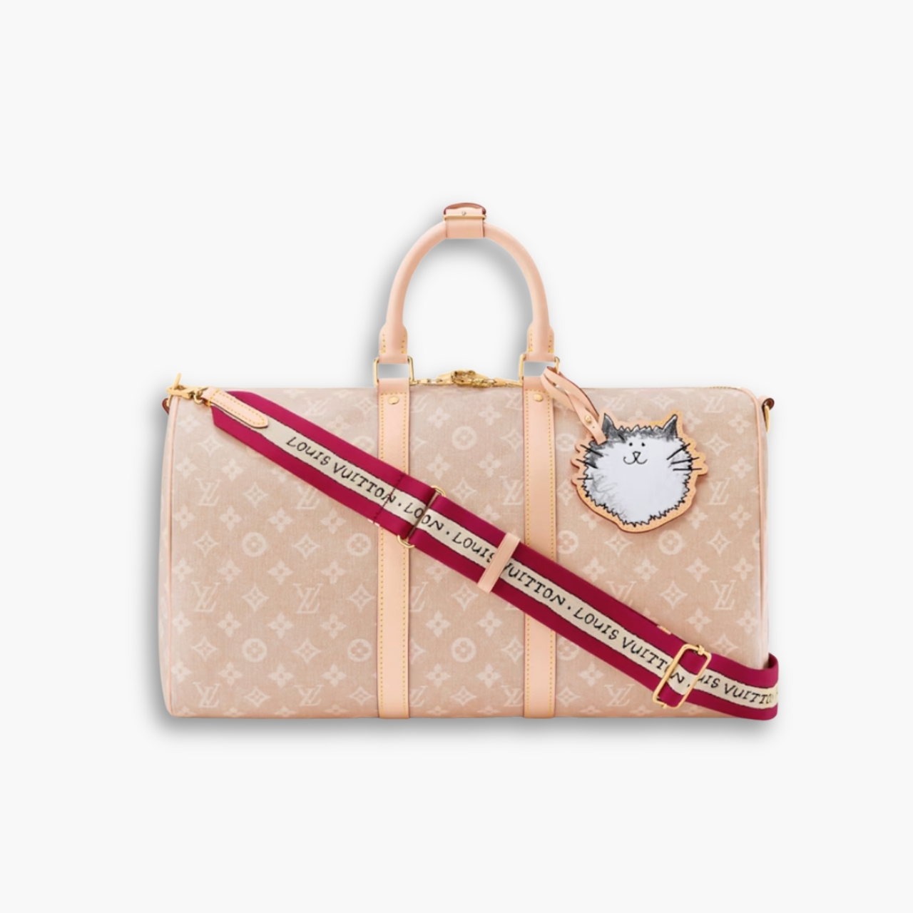 Louis Vuitton Keepall Bandoulière 45 Meowgram Canvas 45Cm M25787