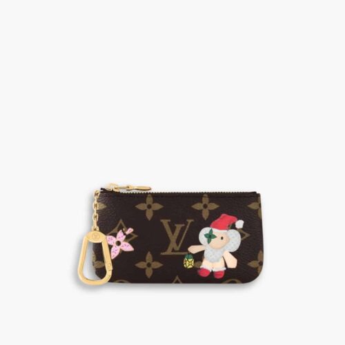 Louis Vuitton Key Pouch Red 12Cm M12217