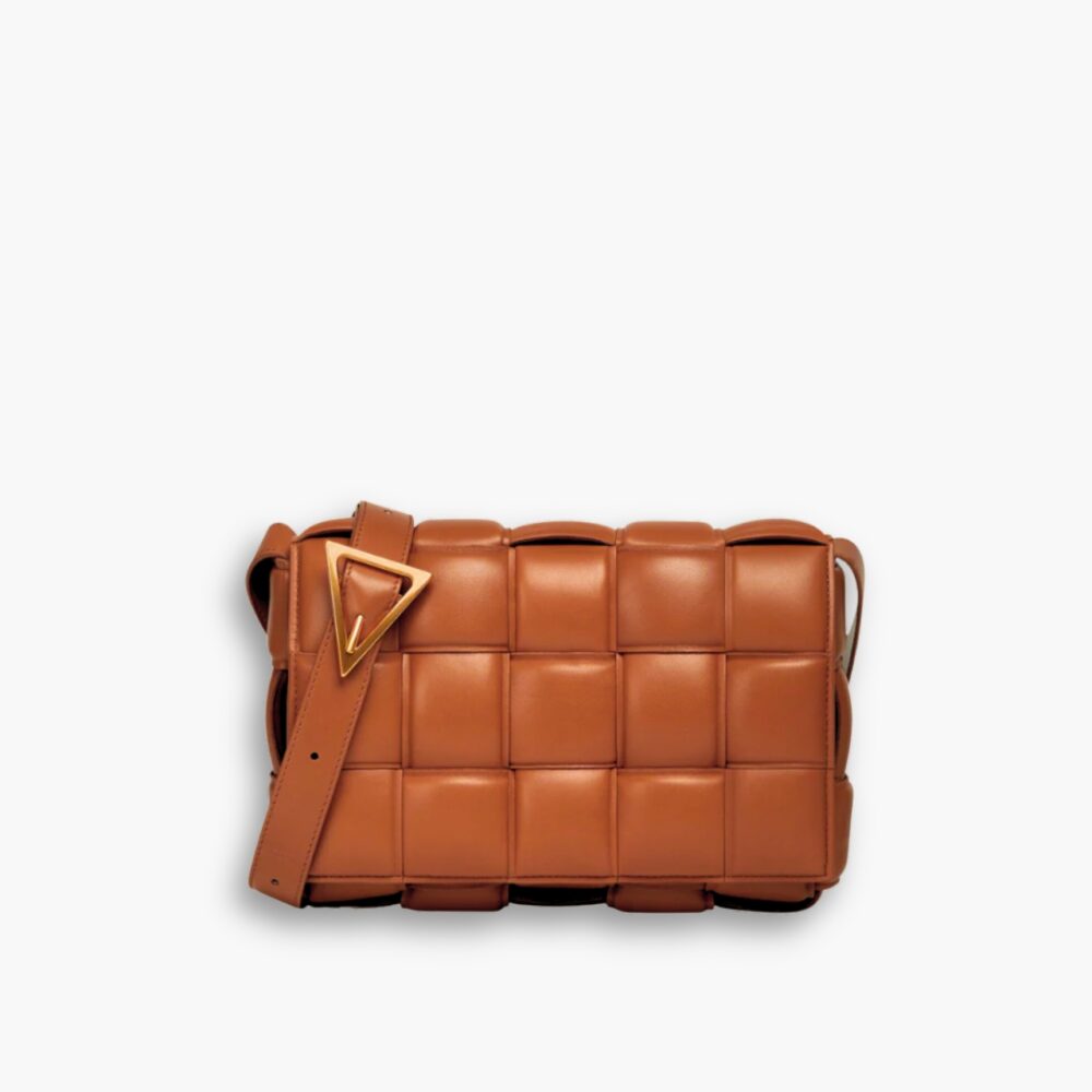 Bottega Veneta Padded Cassette Bag Caramel 22Cm 591970VCQR19850