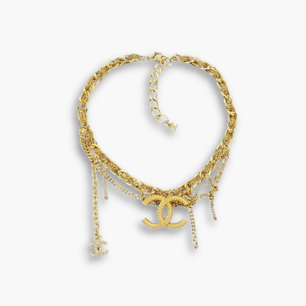 Chanel CC Necklace Gold