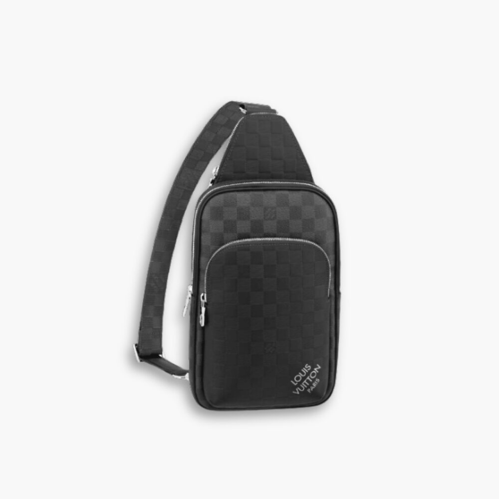 Louis Vuitton Avenue Slingbag Black And Grey 31Cm N40439