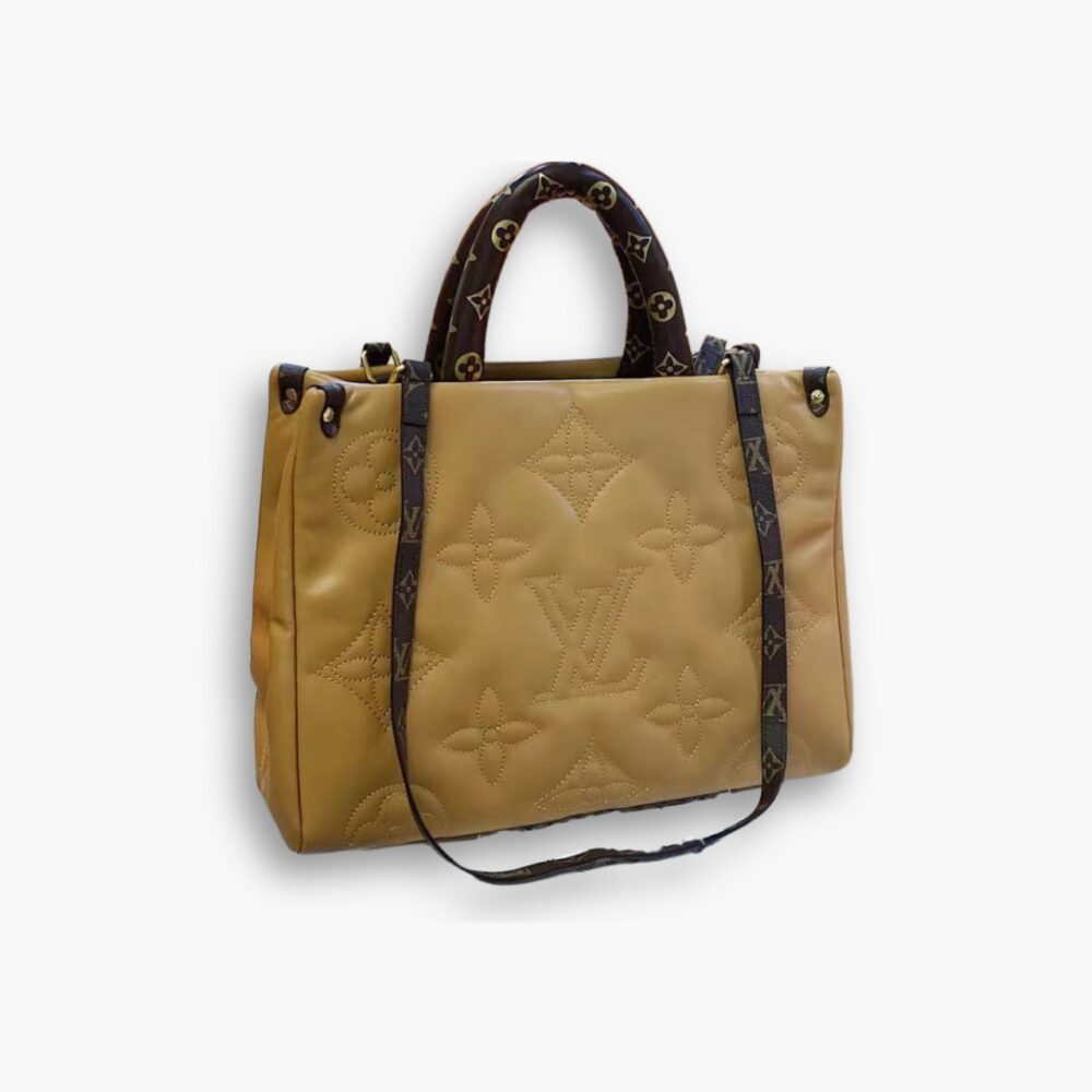 Louis Vuitton OnTheGo GM Monogram Pillow Beige 41Cm