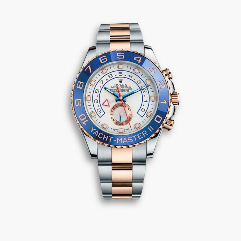 Rolex Oyster Yacht Master II With Gold And Silver Strap 44mm 116688 0002