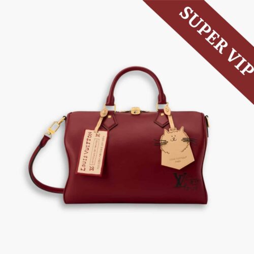 Super Vip 1:1 - Louis Vuitton Speedy Soft 30 Plum 30Cm M25766