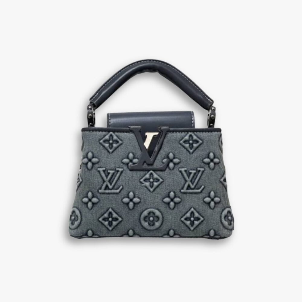 Louis Vuitton Capucines Mini Denim Blue 21Cm