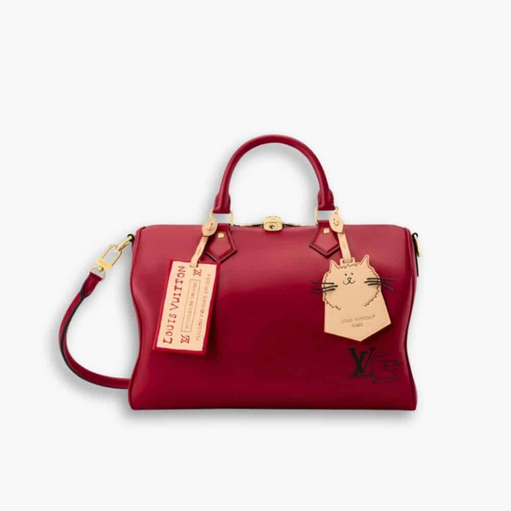 Louis Vuitton Speedy Soft 30 Plum 30Cm M25766