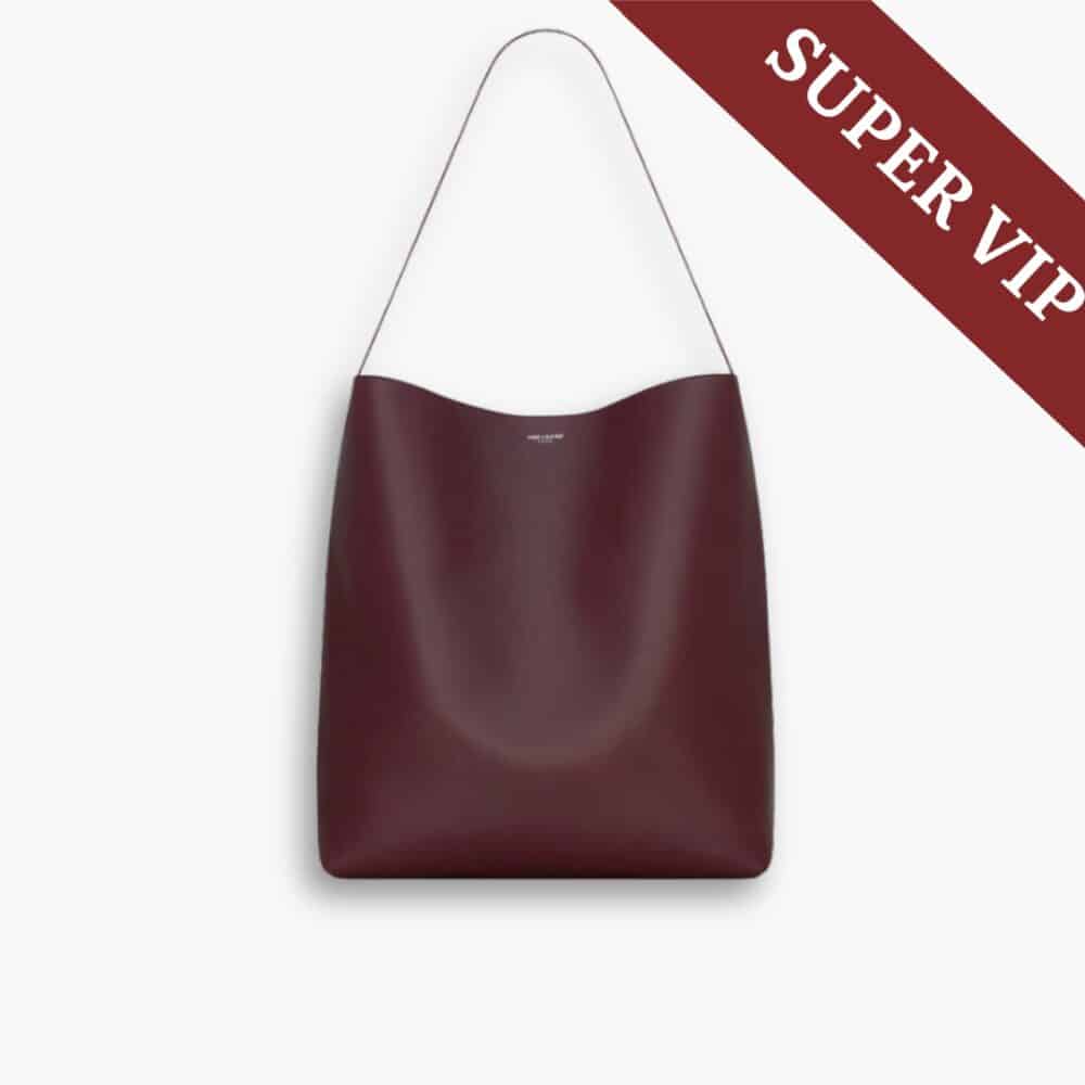 Super Vip 1:1 - Saint Laurent Bold Hobo Bag Burgundy 42Cm 845383AAFHJ6195
