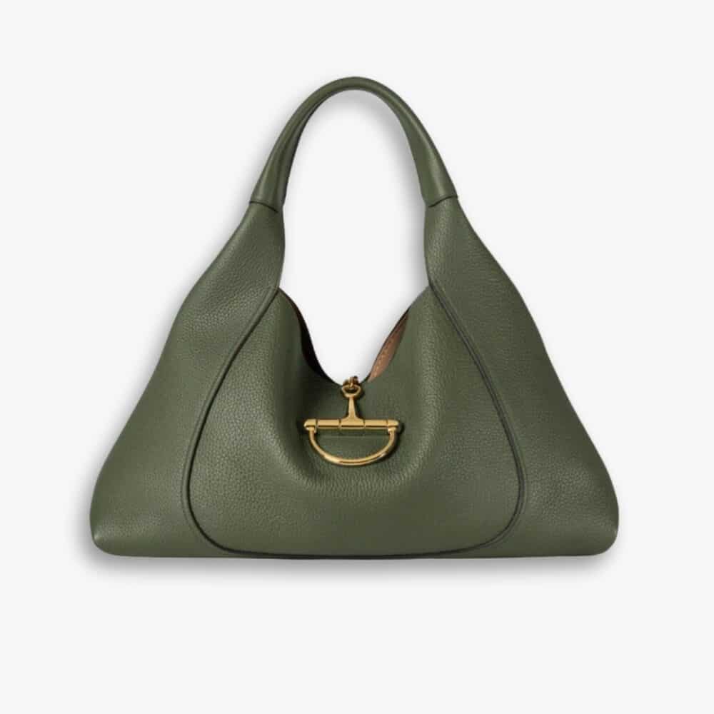 Gucci Softbit Maxi Shoulder Bag Green 46Cm 837466 AAEAO 3332