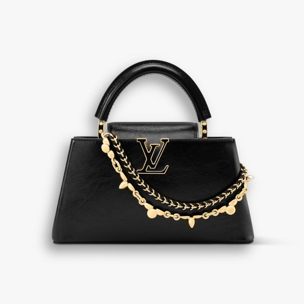Louis Vuitton Capucines East West BB Black 26Cm M25492