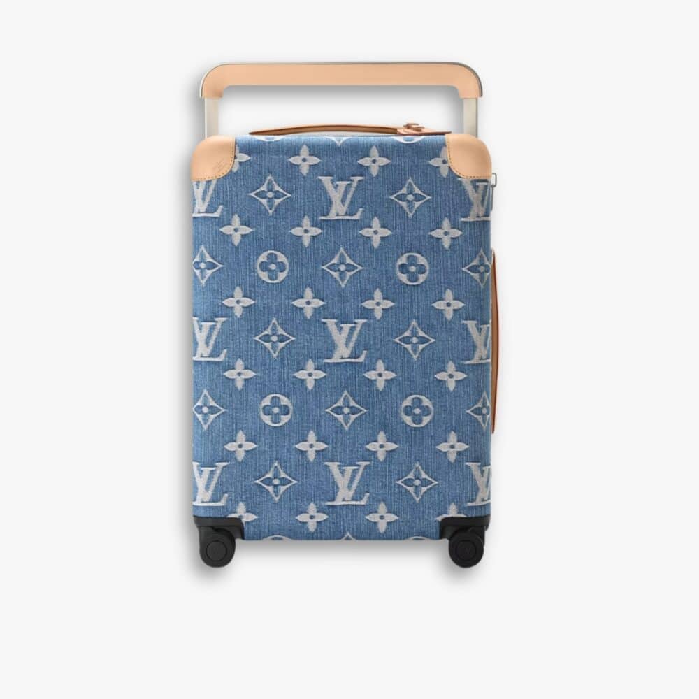 Louis Vuitton Horizon 55 Suitcase Monogram Cotton Canvas Denim Blue 55Cm M24314