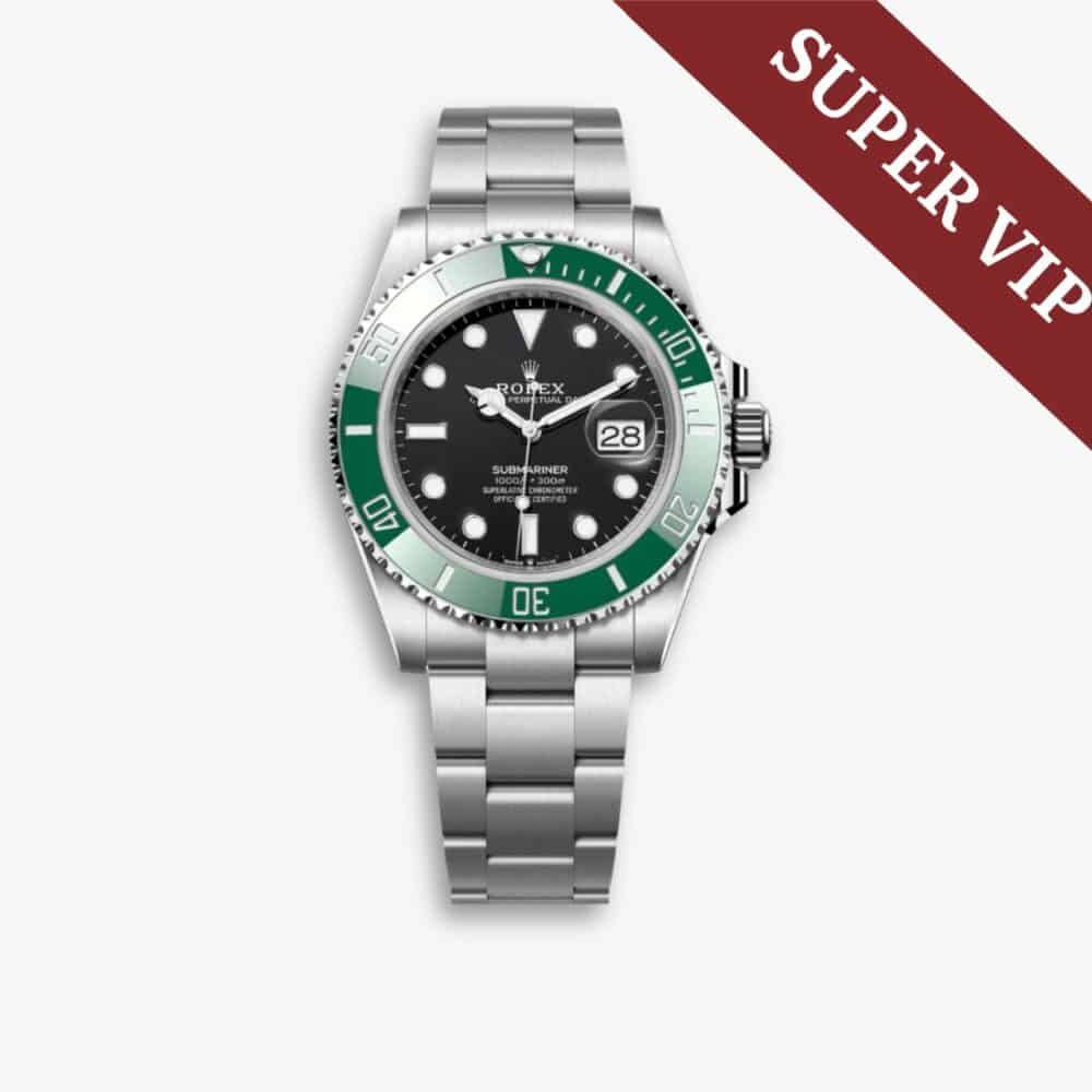 Super Vip 1:1 - Rolex Submariner Date Green Oystersteel 41mm 126610LV 0002