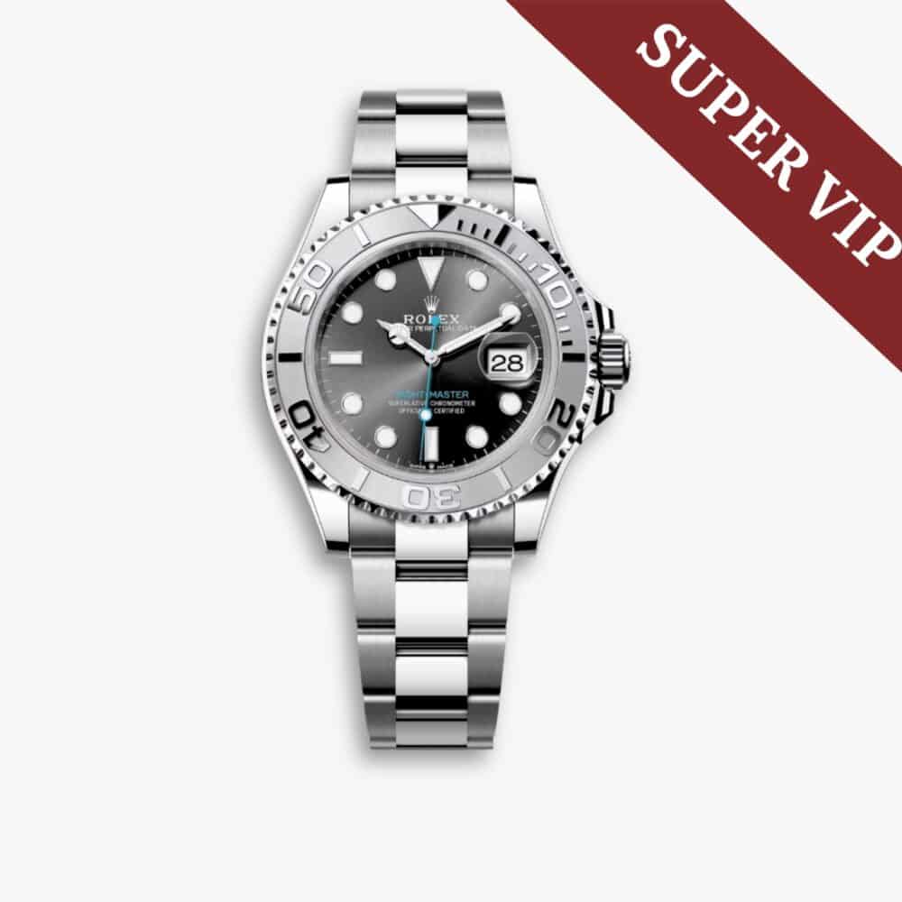 Super Vip 1:1 - Rolex Yacht Master 40 Silver Black 40mm 126622 0001