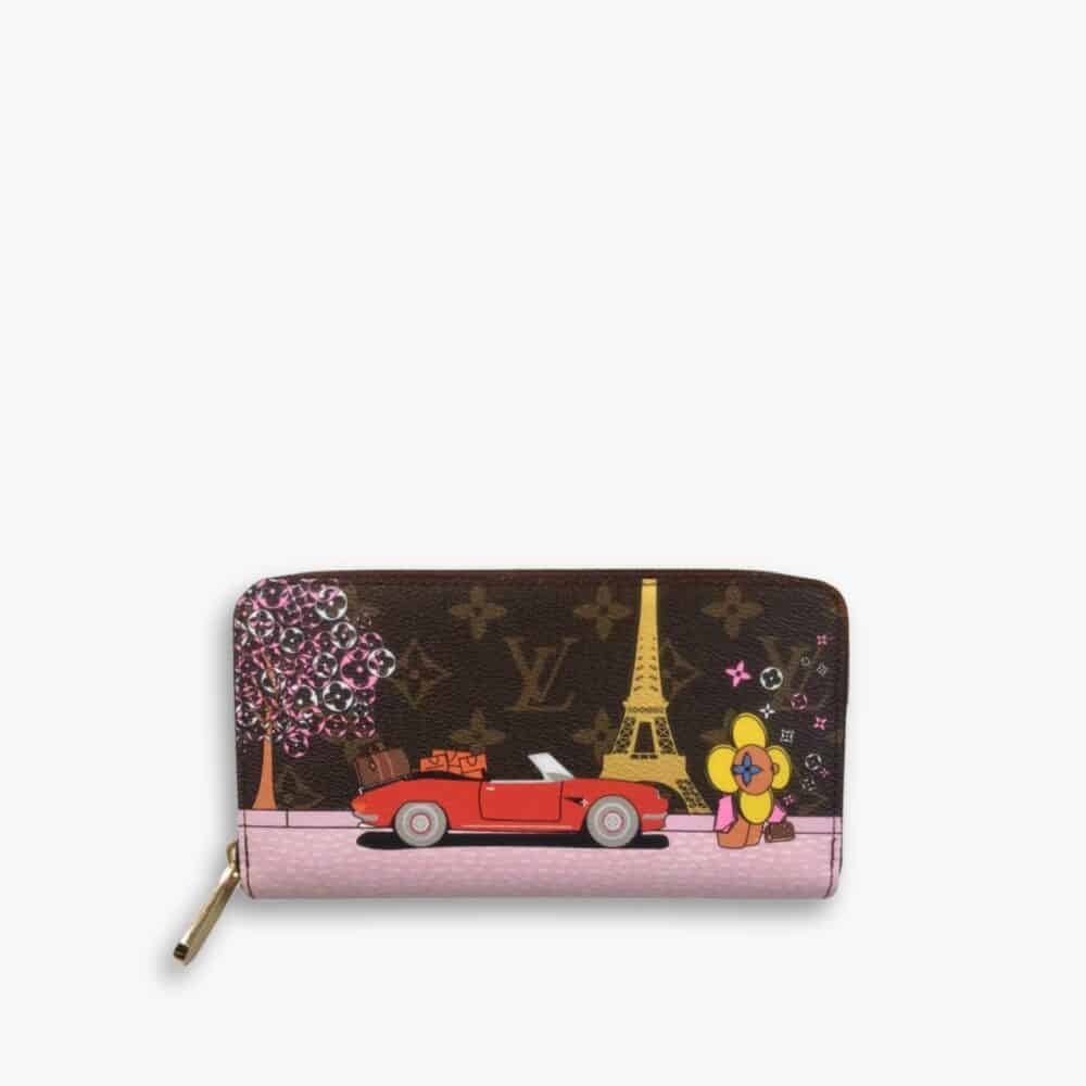 Louis Vuitton Zippy Wallet In Monogram Canvas Holiday Edition Brown 20Cm