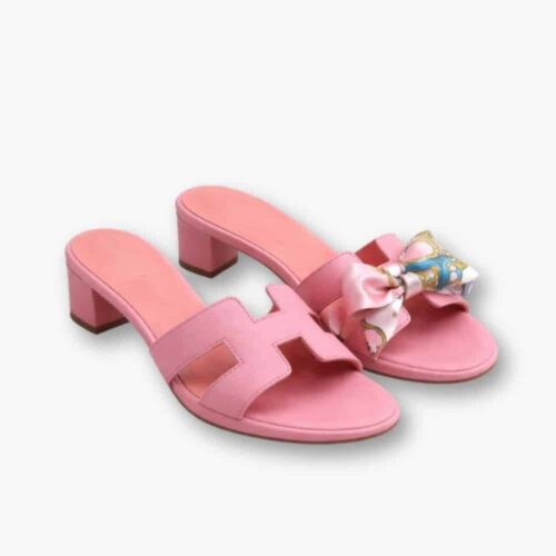 Hermes Oasis Sandal Dark Pink