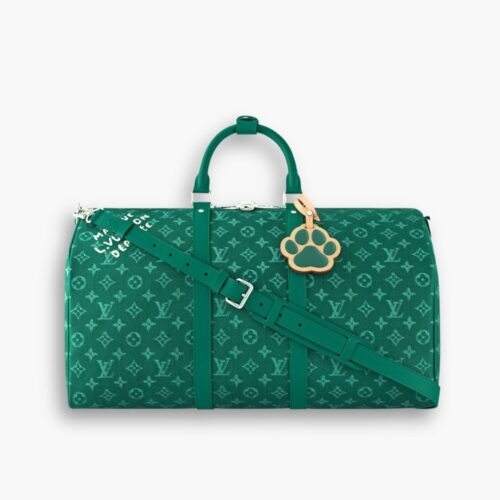 Louis Vuitton Keepall Bandoulière 50 Green 50Cm M12687