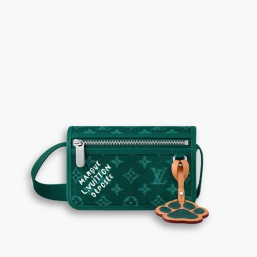 Louis Vuitton Bosphore Wearable Wallet Monogram Heritage Green 19Cm M12637