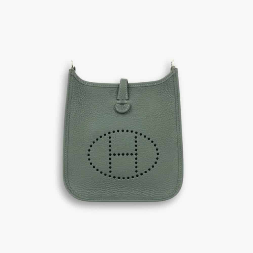 Hermes Mini Evelyne Bag Dark Grey 17Cm