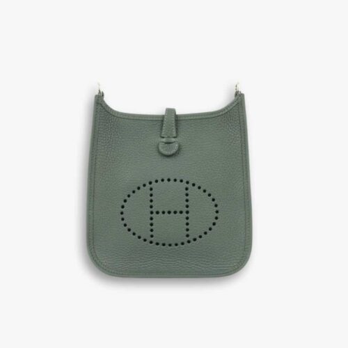 Hermes Mini Evelyne Bag Dark Grey 17Cm