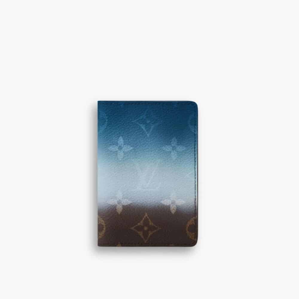 Louis Vuitton Pocket Organizer Blue 11Cm M28004