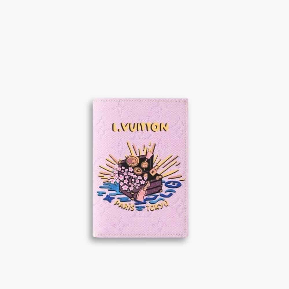 Louis Vuitton Passport Cover Pink 14Cm M25968