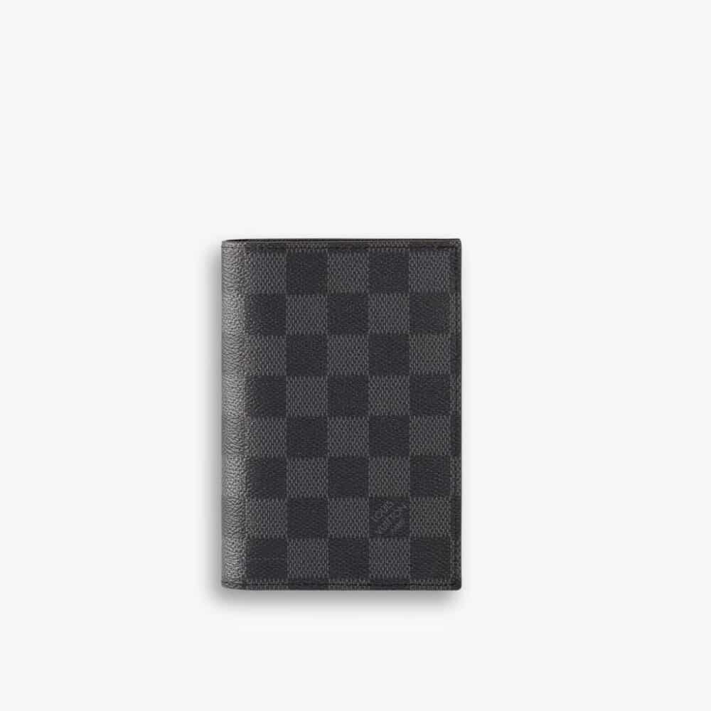 Louis Vuitton Passport Cover Damier Graphite 14Cm N64411