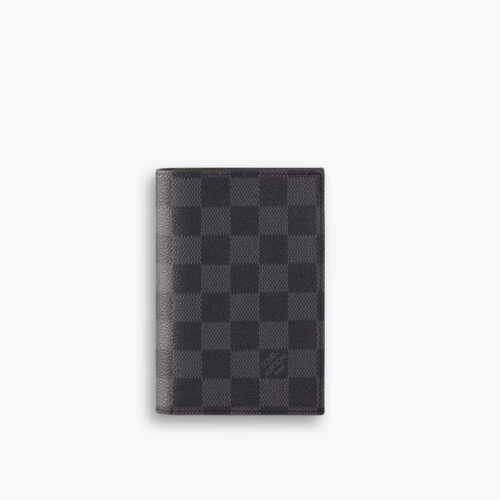 Louis Vuitton Passport Cover Damier Graphite 14Cm N64411