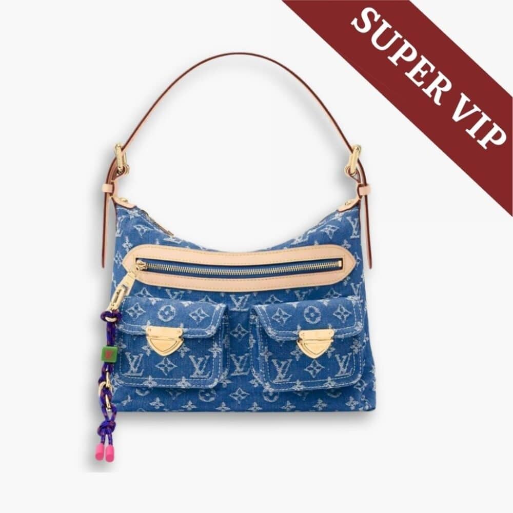 Super Vip 1:1 - Louis Vuitton Baggy Denim Blue 30Cm M27329