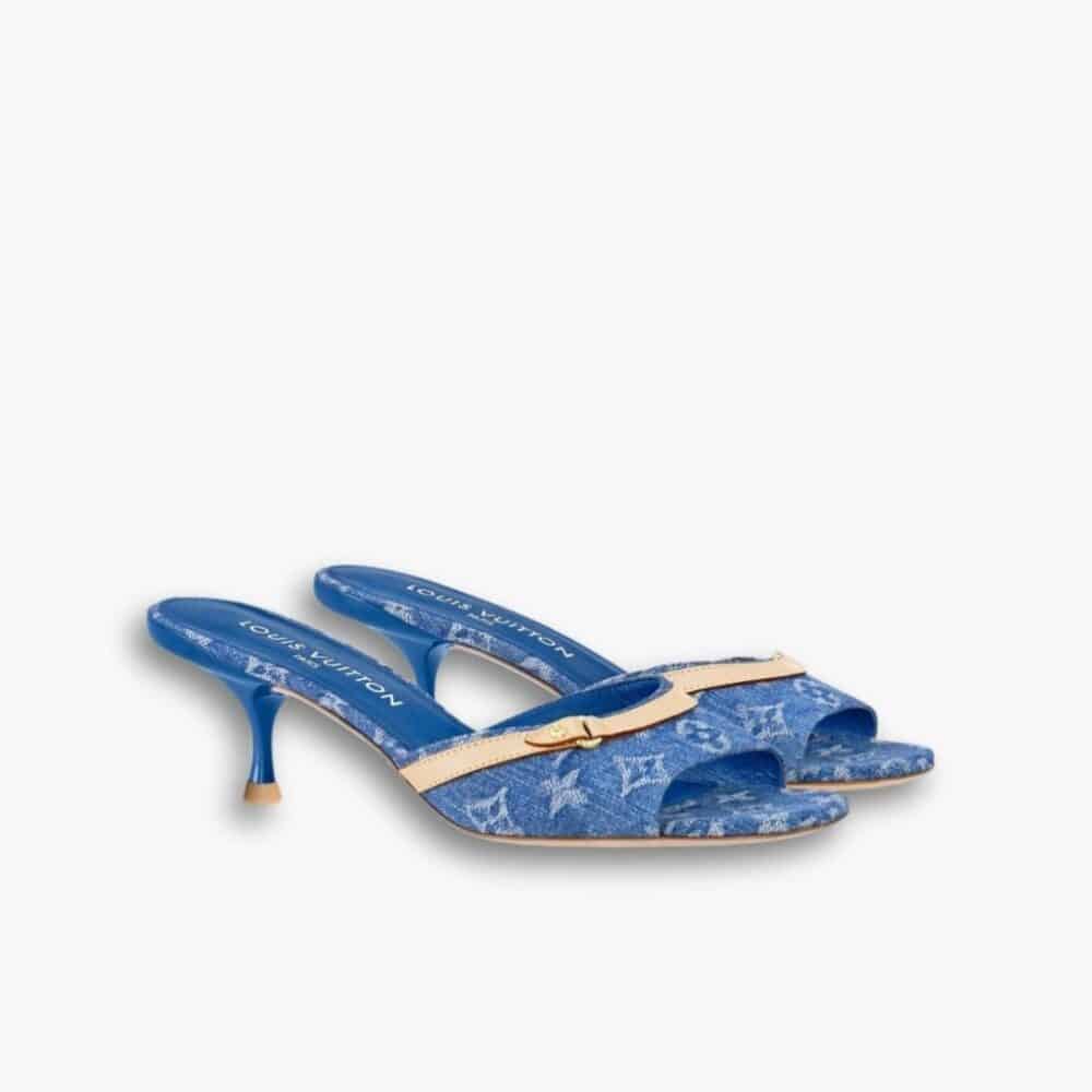 Louis Vuitton 6AM Mule Denim Blue 1ADIEX