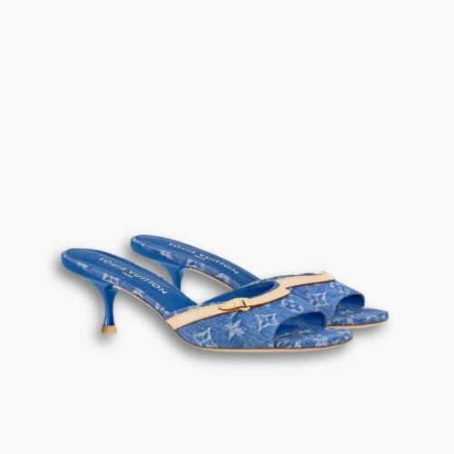 Louis Vuitton 6AM Mule Denim Blue 1ADIEX