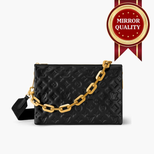 Mirror Quality – Louis Vuitton Coussin MM Bag Black 34Cm M21264